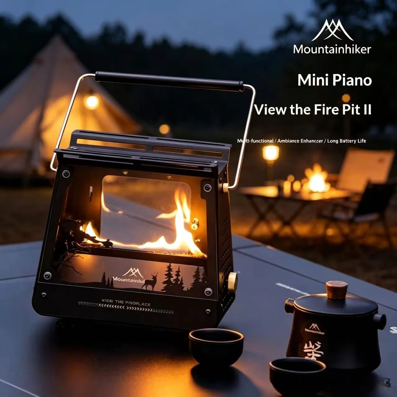 Camping Cooking Open Fire - MOUNTAINHIKEROutdoor Portable Oil Stove Compact Open