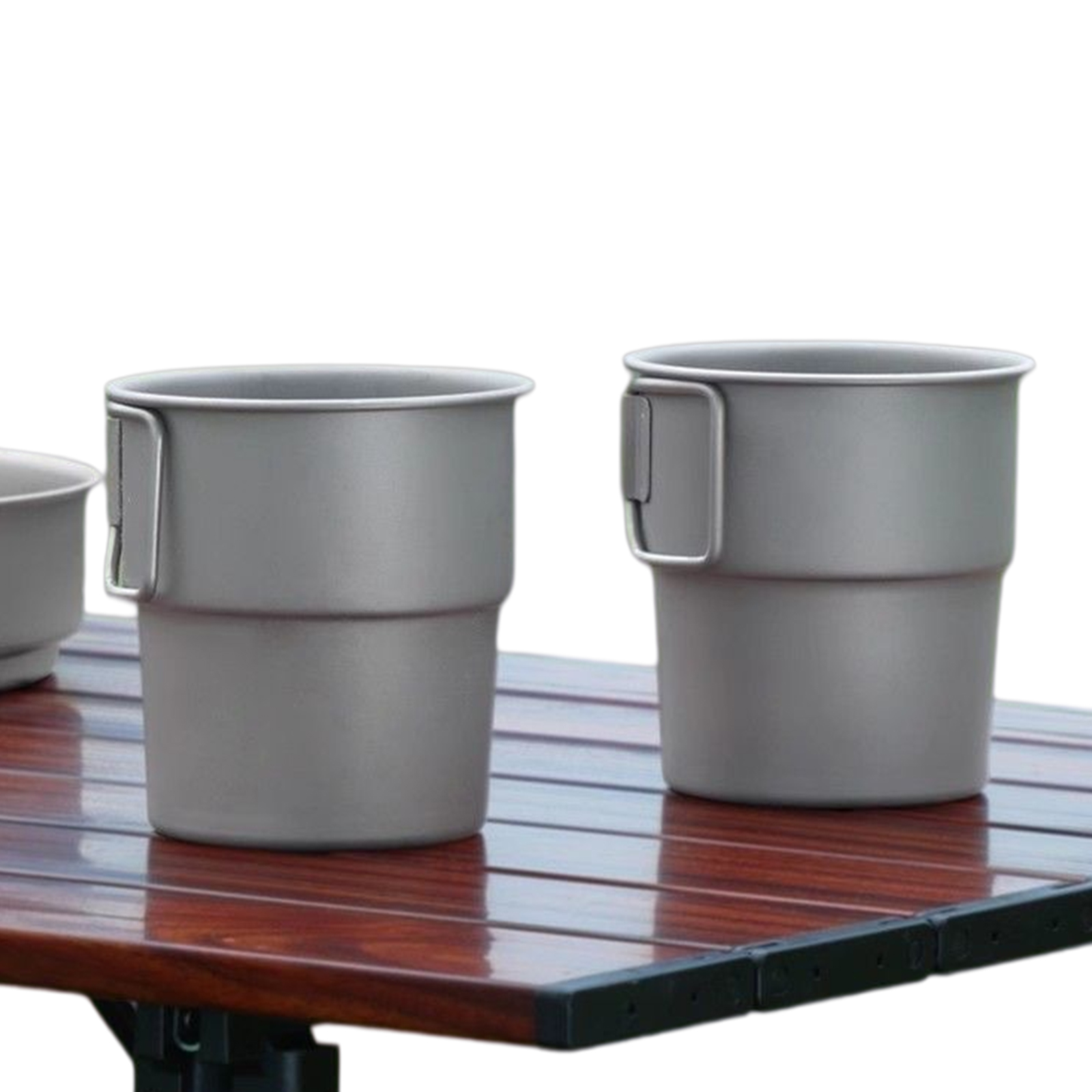 Camping Cooking Open Fire - Titanium Coffee Mug Lightweight Outdoor Camping