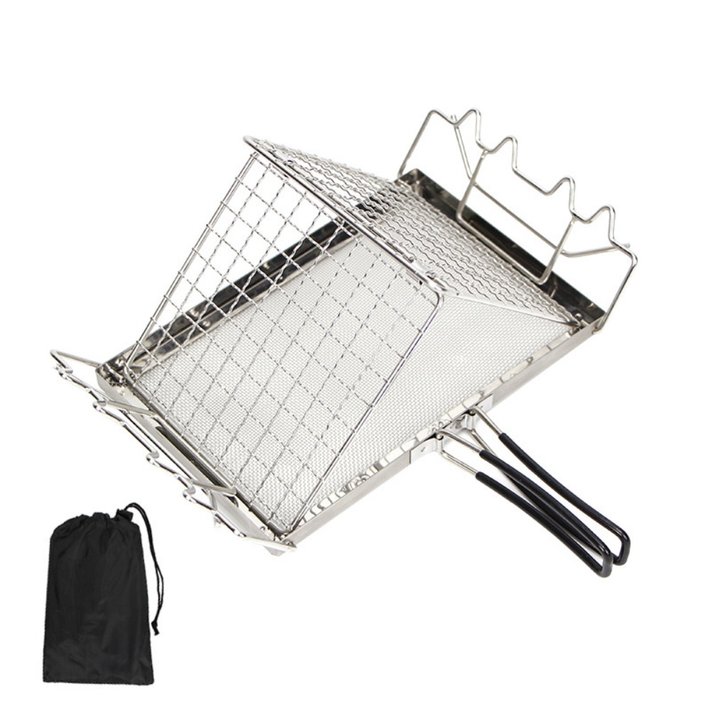 Camping Cooking Open Fire - Stainless Steel Grill Rack for Camping
