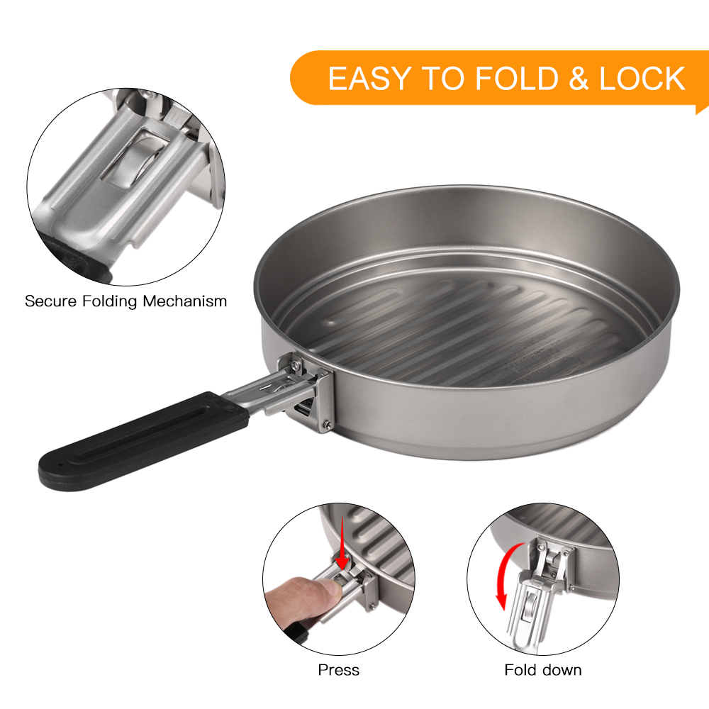 Camping Pots and Pans Portable - Camping Cooking Open Fire review and price